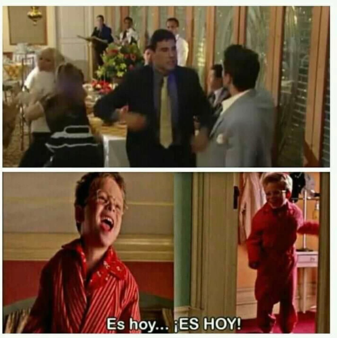 Como este en donde una escena de la película 'Stuart Lilttle', en donde 'George', el protagonista infantil grita: "¡Es hoy...¡es hoy!", y los usuarios lo retomaron para anunciar la llegada de la famosa pelea a la televisión mexicana.