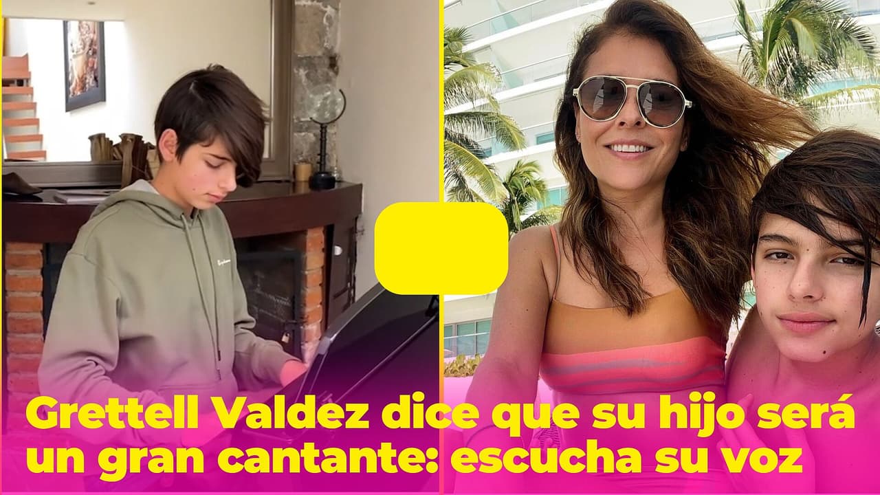 Al hijo de Grettell Valdez le está cambiando la voz, pero ella confía en que será un gran cantante