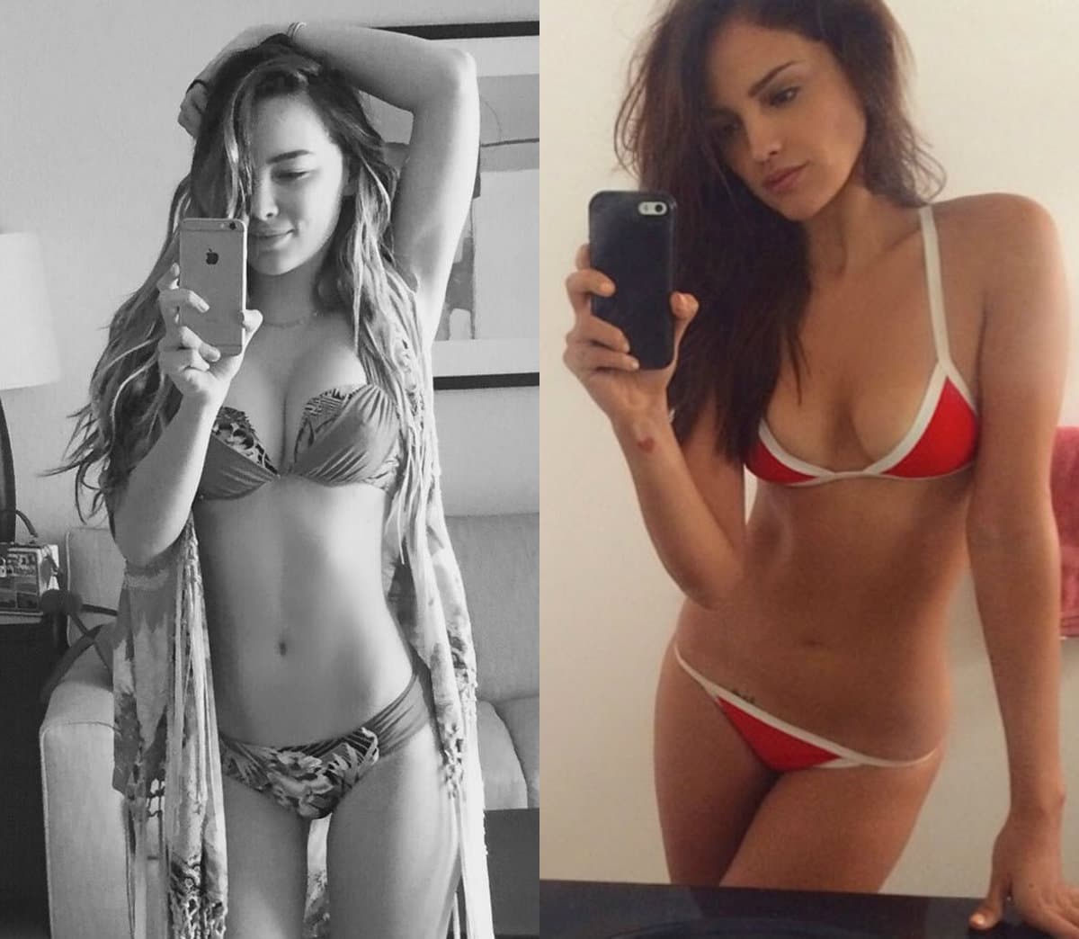 Tanto Eiza González como Belinda demuestran que se ejercitan para lucir así de espectaculares.