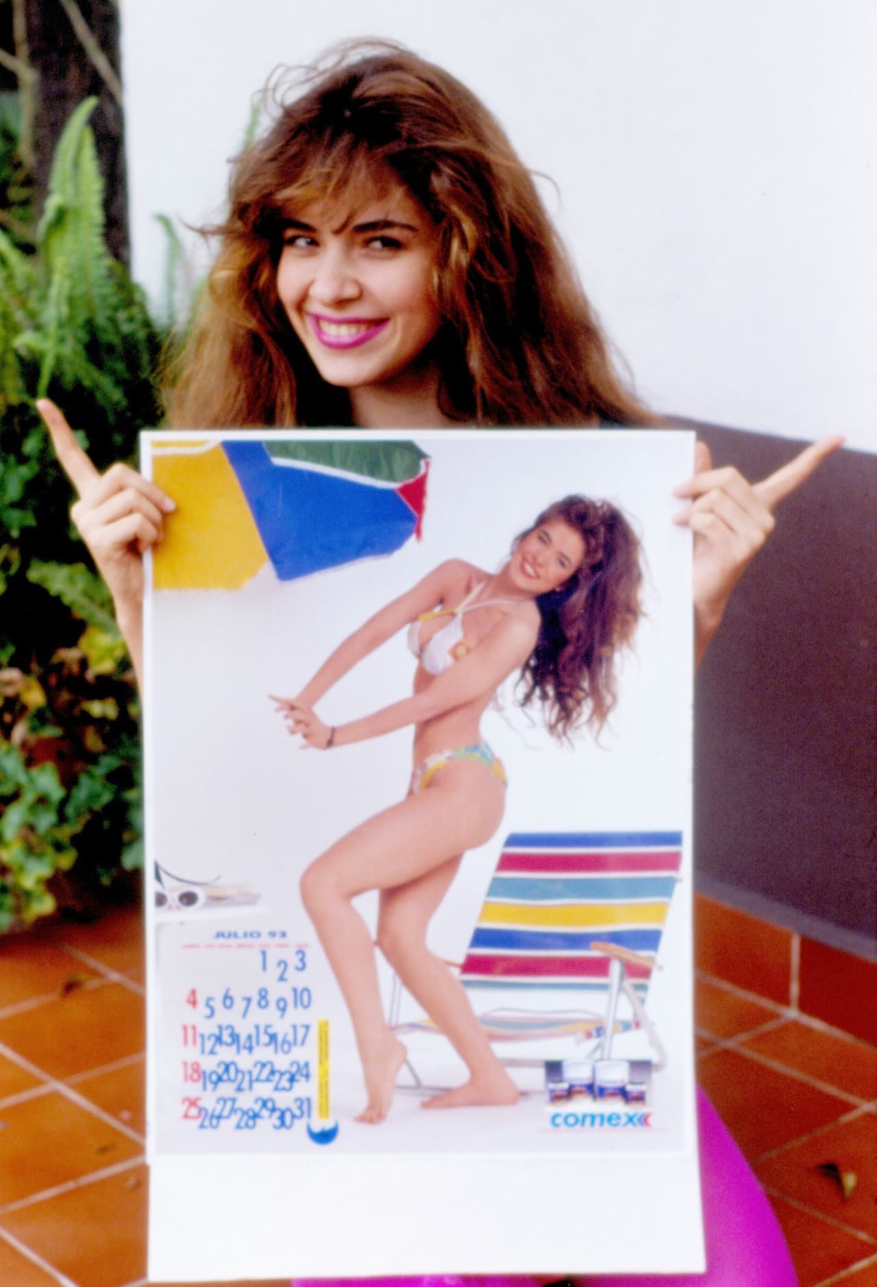 La cantante Gloria Trevi protagonizó candentes calendarios en los años 90