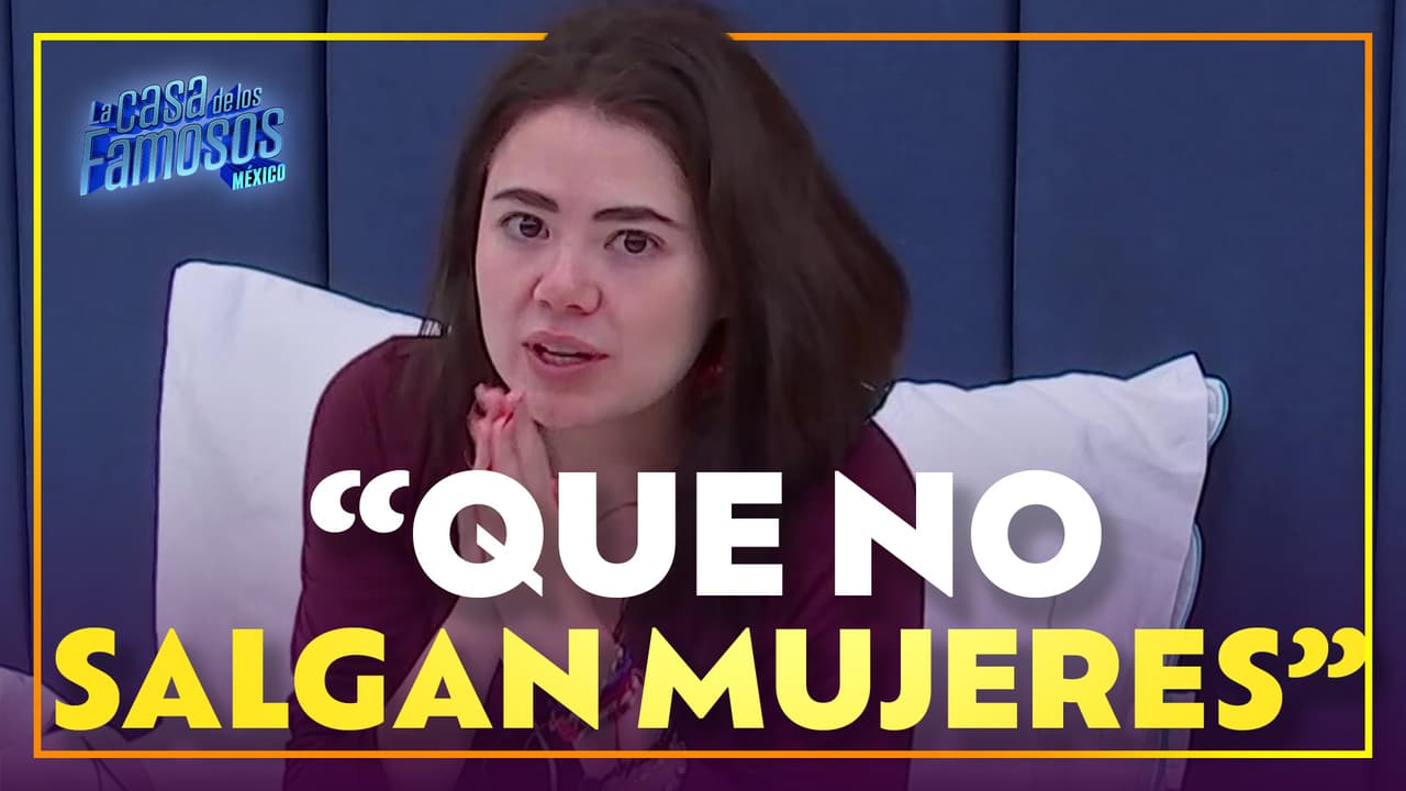 Mariana no quiere ser eliminada y pide votos