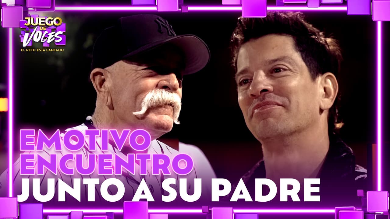 Yahir rompe en llanto al encontrarse con su padre en 'Juego de Voces 2025'