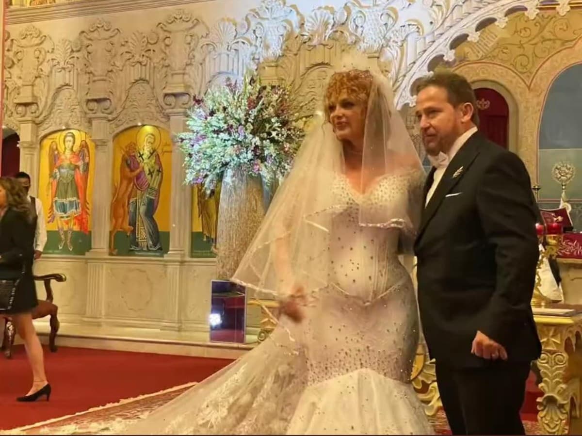 La villana de las telenovelas lució espectacular en su boda