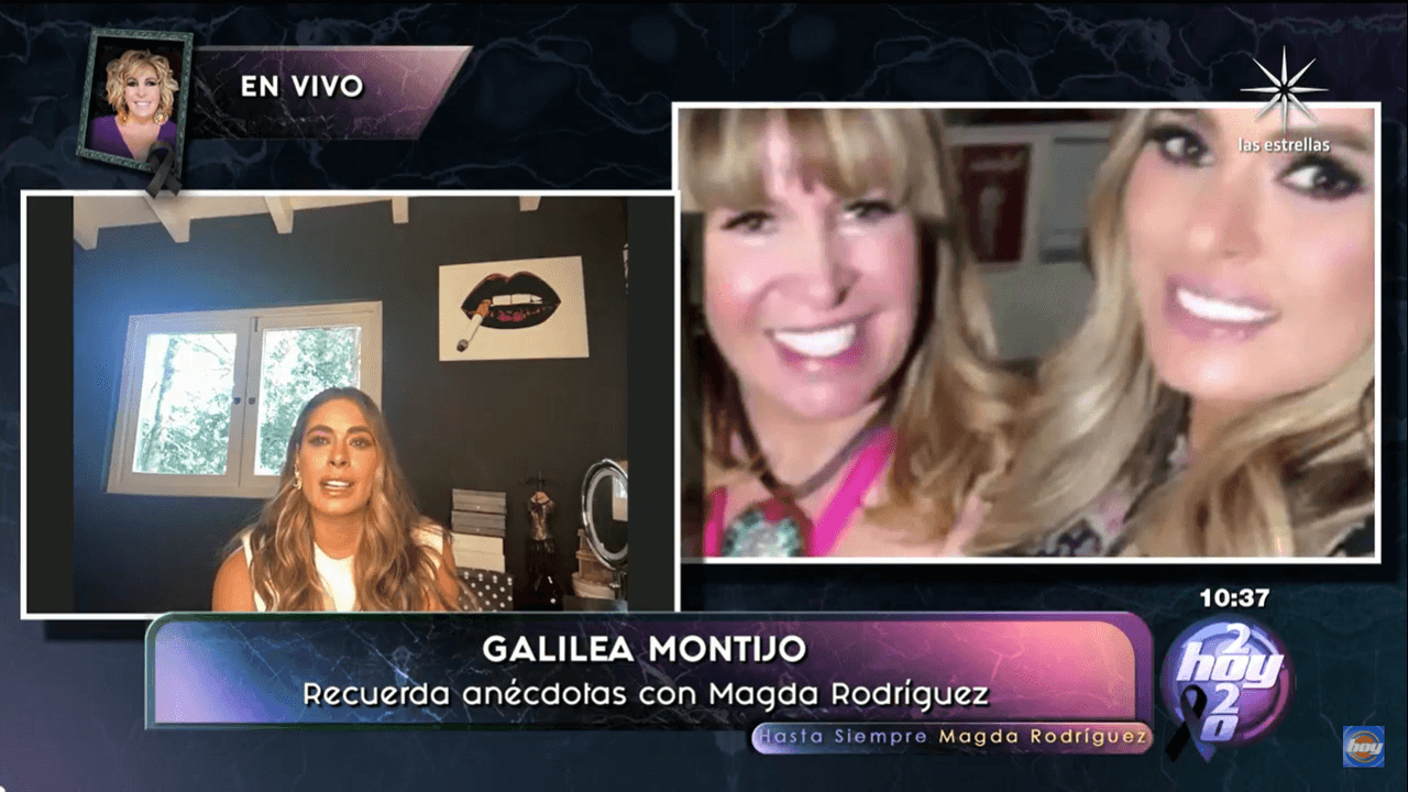 Galilea Montijo se despidió a Magda Rodríguez