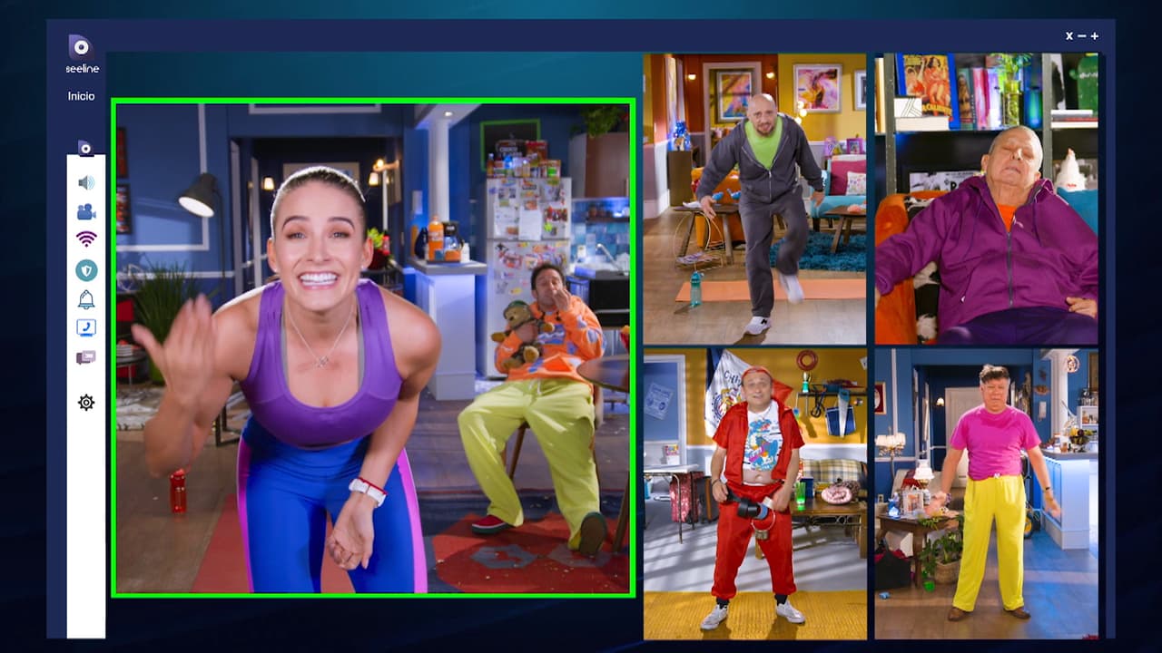 Cris comienza a dar clases de aerobics en línea.