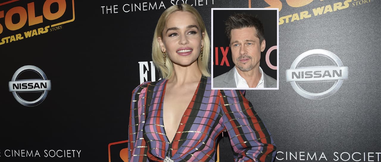 Brad Pitt ofreció mucho dinero por una cita con Emilia Clarke