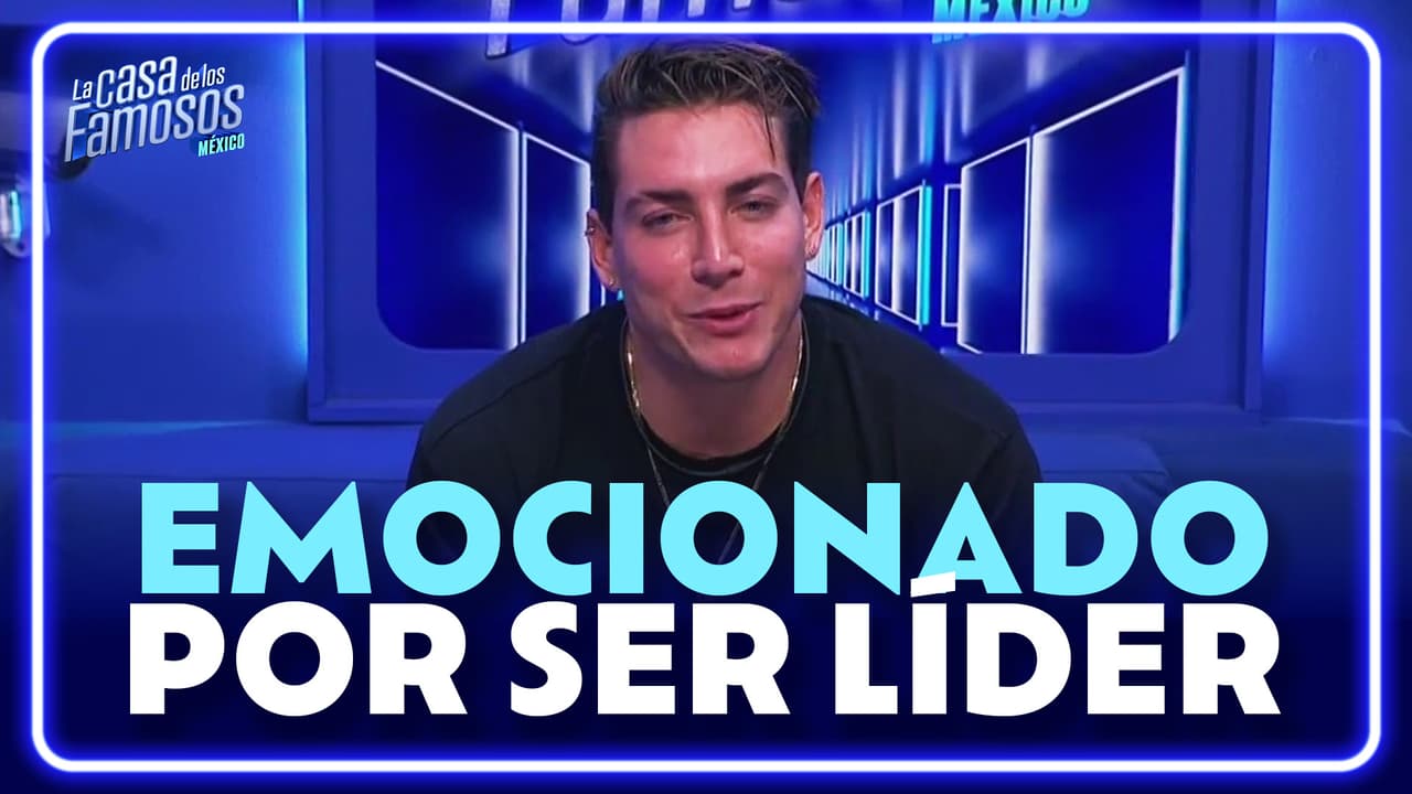 Agustín está emocionado por ser el nuevo Líder de la semana
