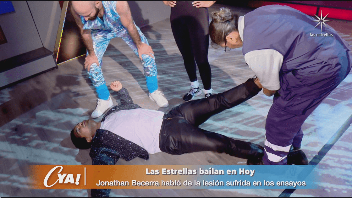 Jonathan sufre caída en Las Estrellas bailan en Hoy