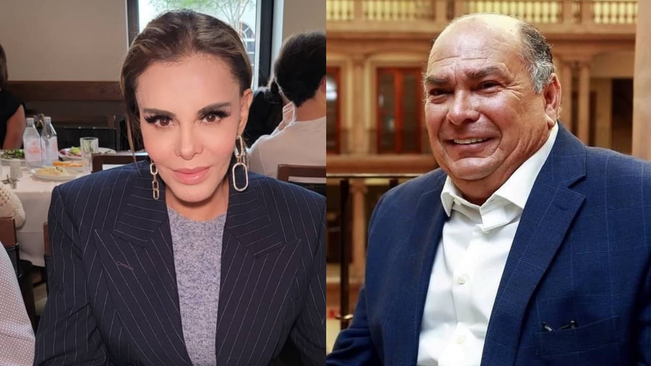 Papá de Checo Pérez aclara si tiene romance con Lucía Méndez ¿se ve con ella en el futuro? 