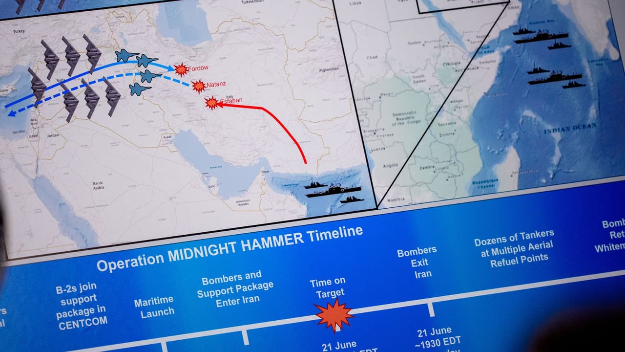 EEUU no logró destruir las instalaciones nucleares de Irán que atacó el fin de semana, según reporte