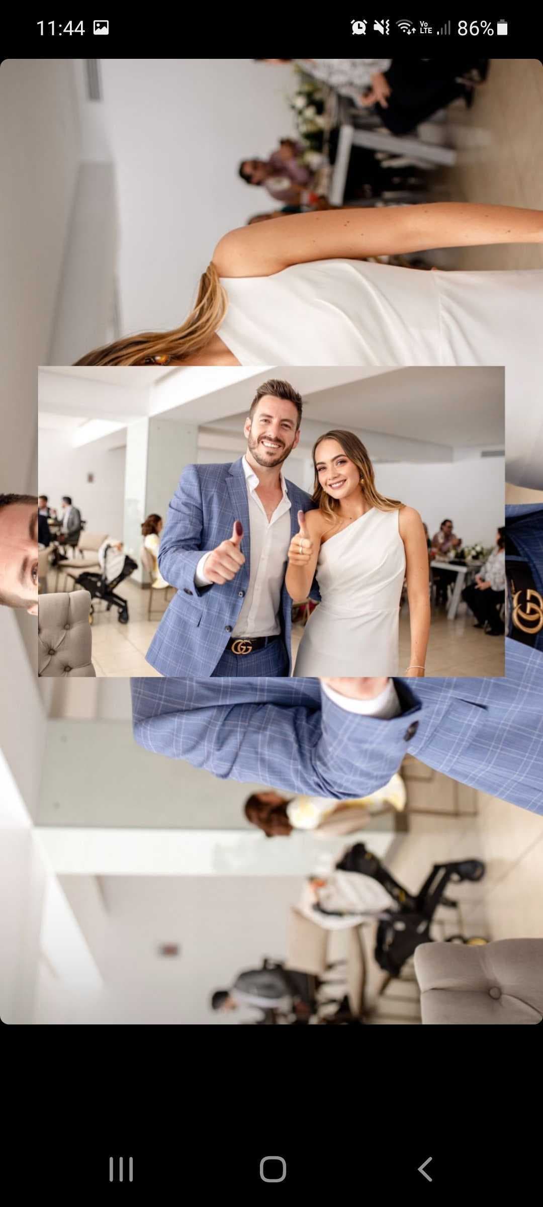 Fue a través de su cuenta oficial de Instagram que la modelo compartió varias imágenes en las que dejó ver cada detalle de la ceremonia.