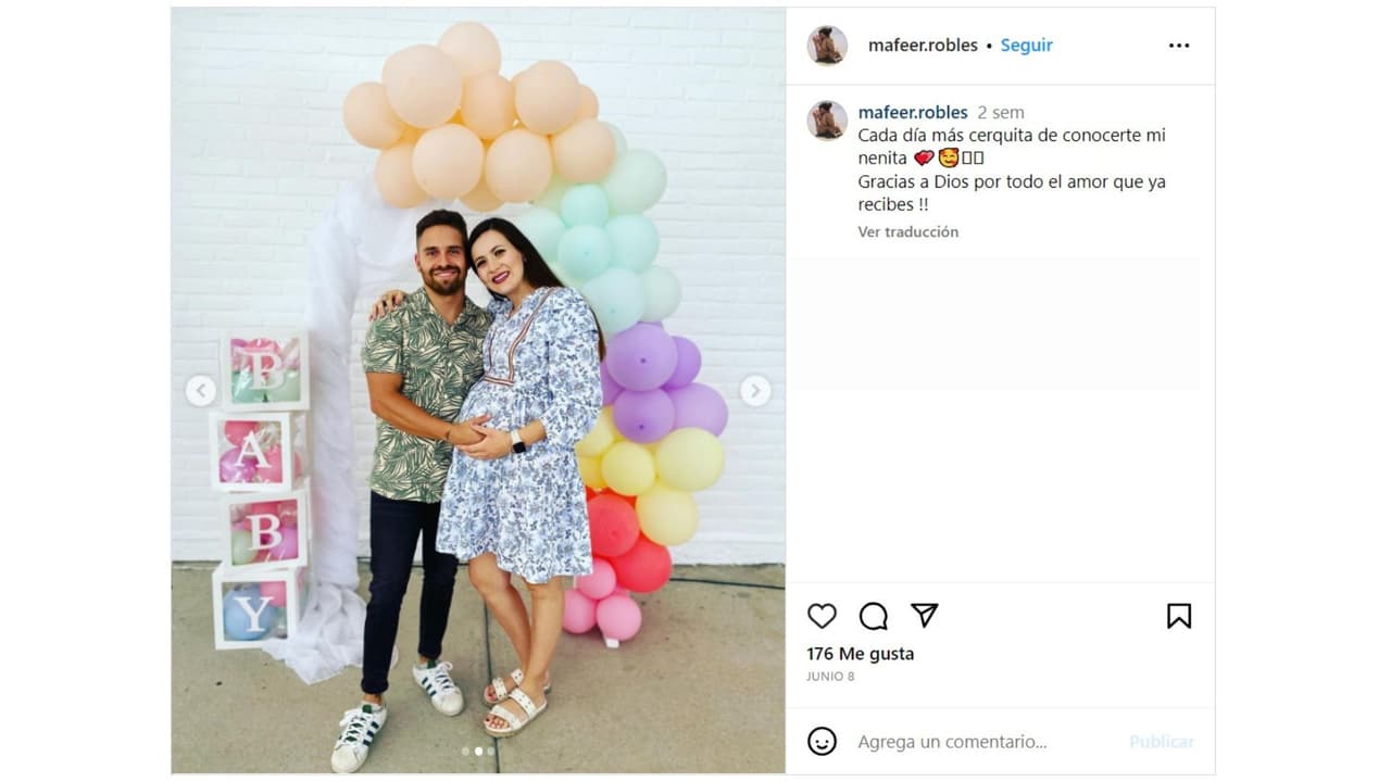 Diego, hijo de 'El Papirrín', y su esposa embarazada.