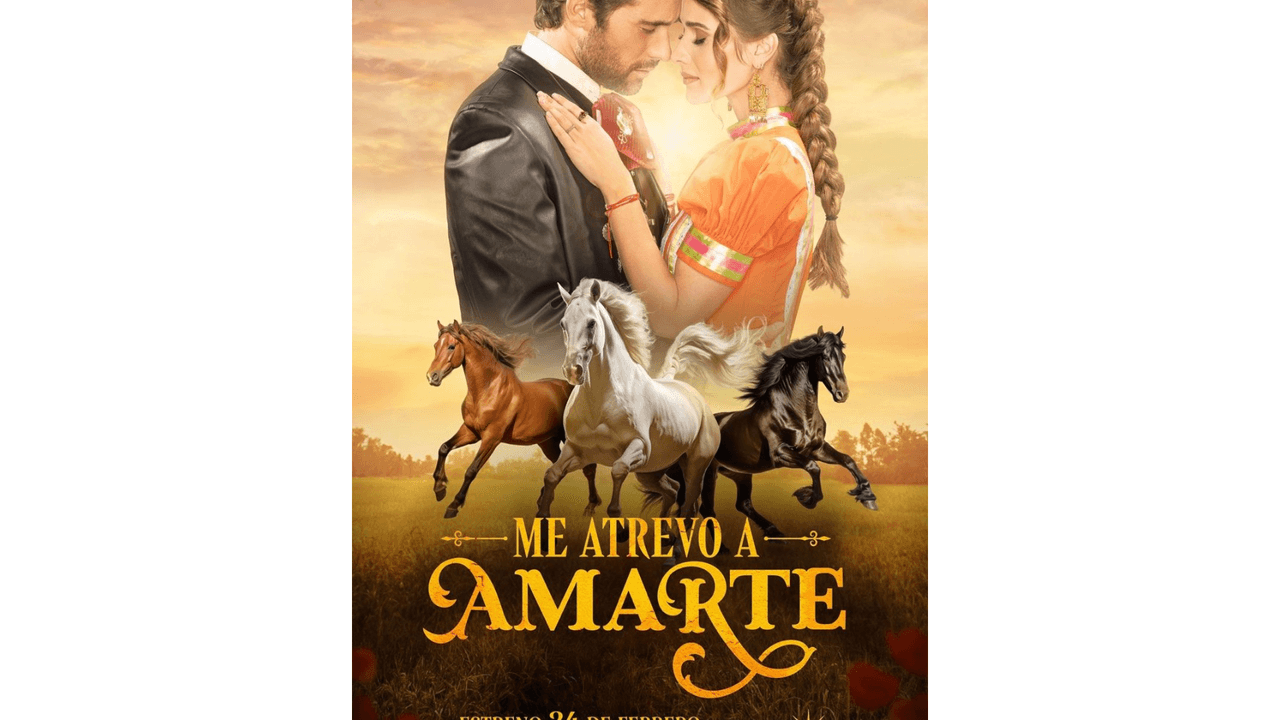 Rodrigo Guirao y Kimberly Dos Ramos en el primer póster promocional