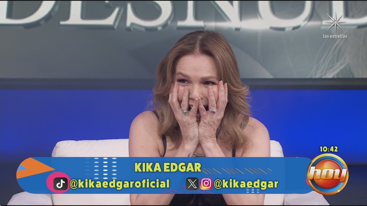 Kika Edgar reacciona tras cantarle a Lalo Salazar