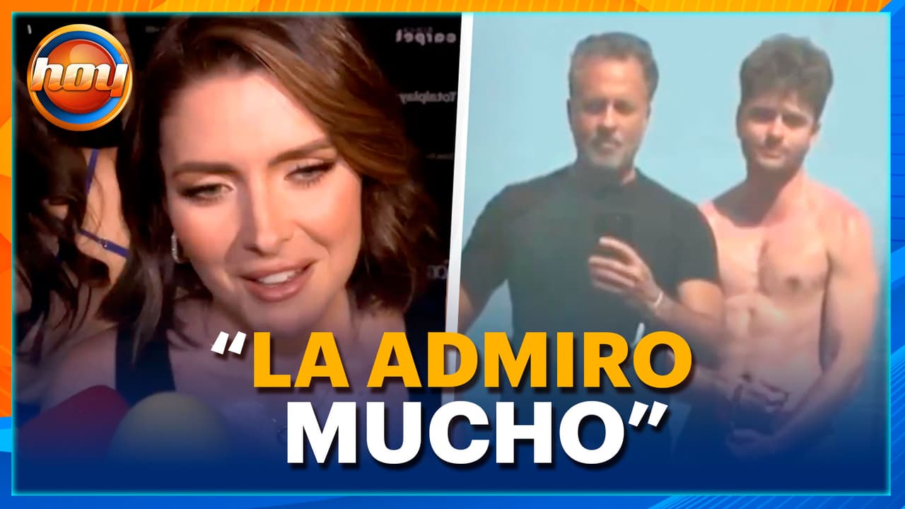 Ariadne Díaz APLAUDE que Erika Buenfil permita la relación de su hijo Nicolás con su papá