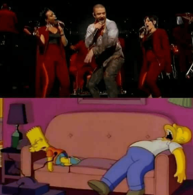 Algunos usuarios compararon su presentación con un capítulo de Los Simpson.