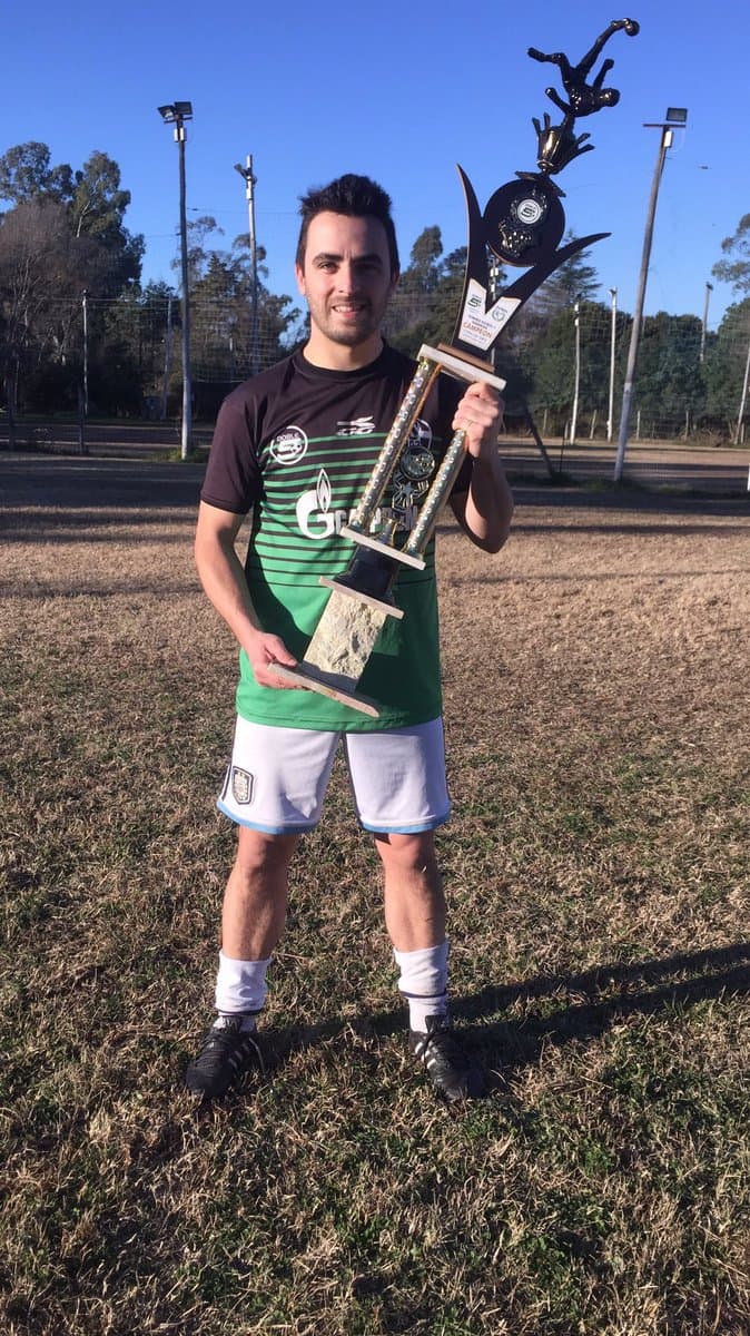 Martín Ricca mostró en sus redes su gran pasión por el futbol