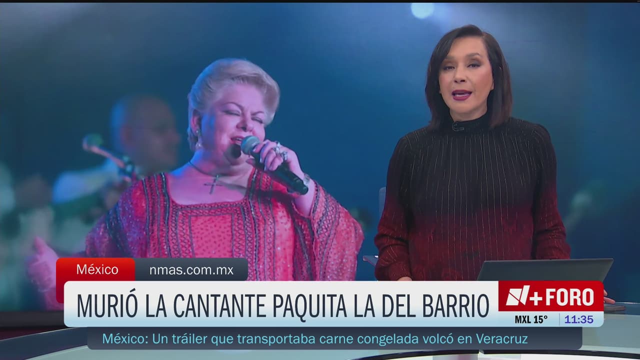 Cesar Costa se despide de Paquita la del Barrio en emotivo homenaje