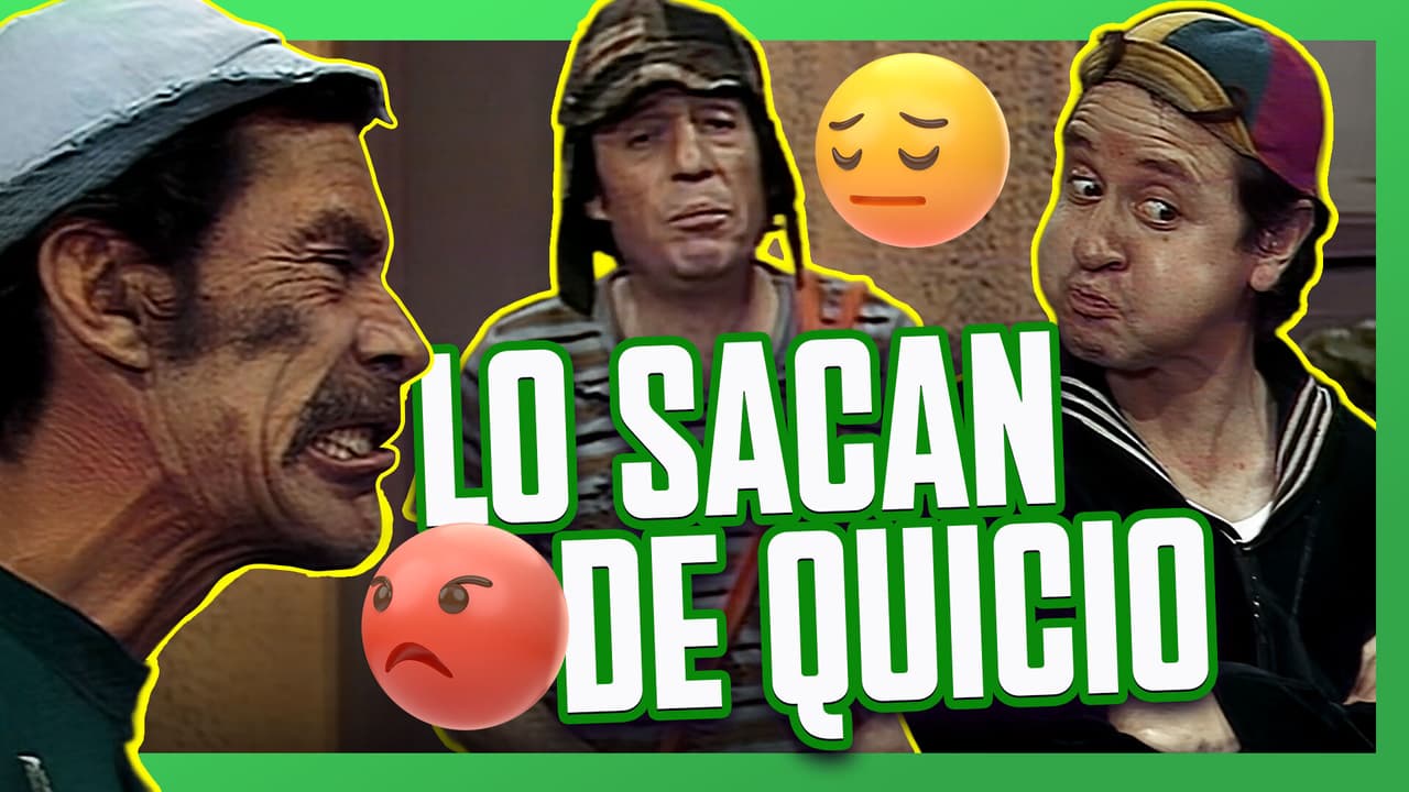Quico y el Chavo juegan con la cámara en el patio de la vecindad