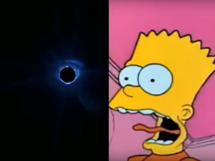 Los Simpson predijeron el agujero negro de Fortnite