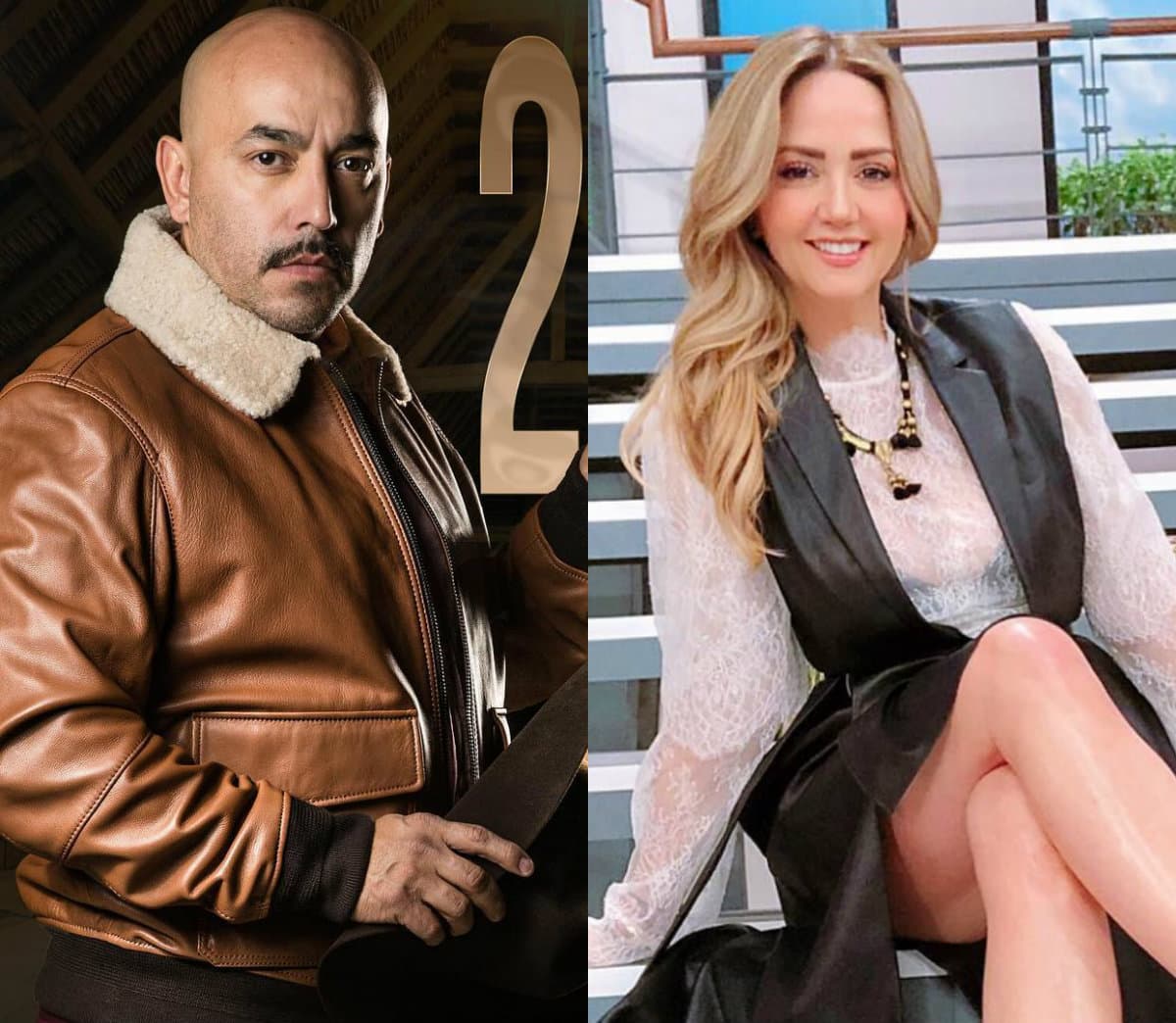Andrea Legarreta se sonroja ante los nuevos piropos de Lupillo Rivera