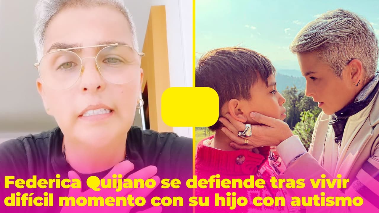 Federica Quijano responde a quienes aseguran expuso a su hijo con autismo: "Nunca he sacado ni una crisis de él"