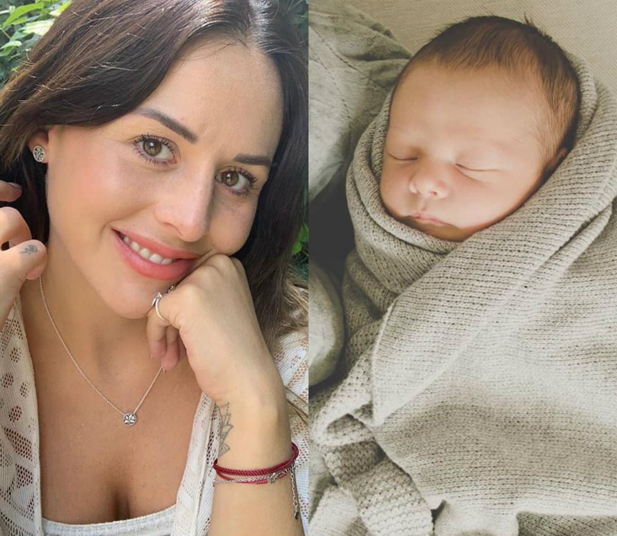 Zuria Vega presenta a su hijo Luka y muestra cómo se comió la placenta