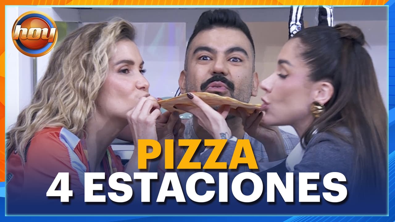 Karime Pindter se luce en la cocina con el Chef Mariano preparando pizza 4 estaciones