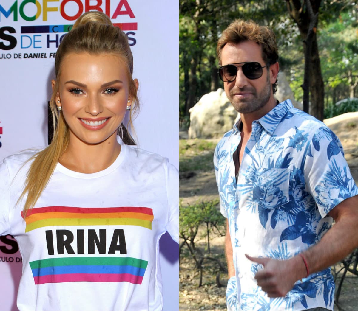 Tras posar junto a su ex Geraldine Bazán, Gabriel Soto protagoniza románticos videos junto a Irina Baeva