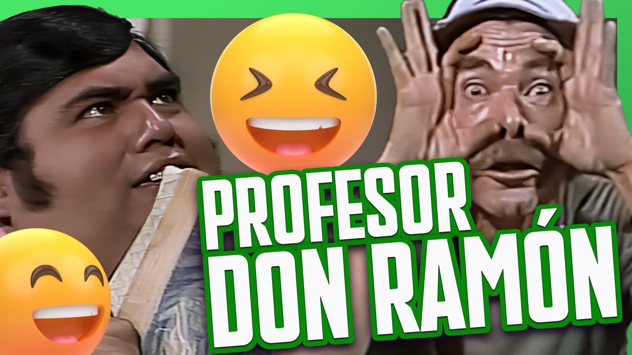 Don Ramón se vuelve el profesor de los niños