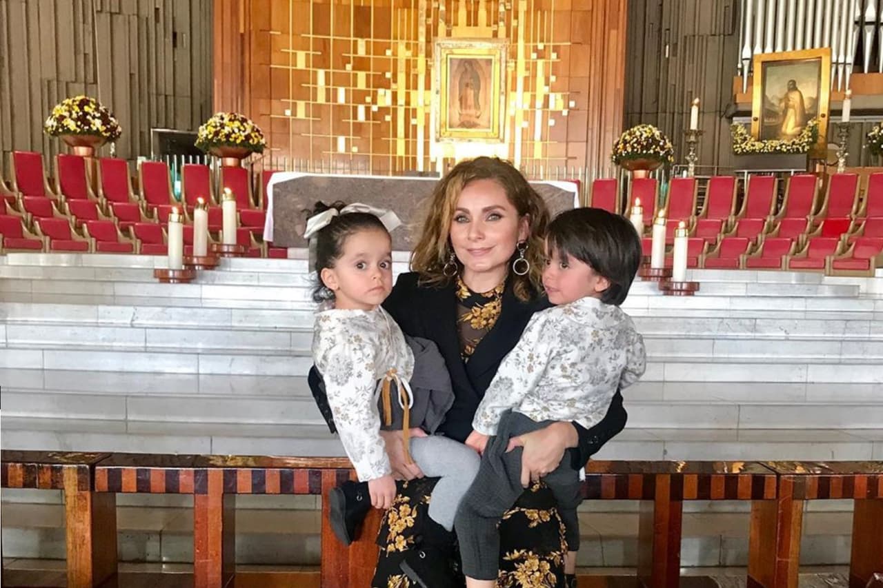 Elizabeth Álvarez visita la Basílica de Guadalupe con sus hijos: “Gracias por todo”