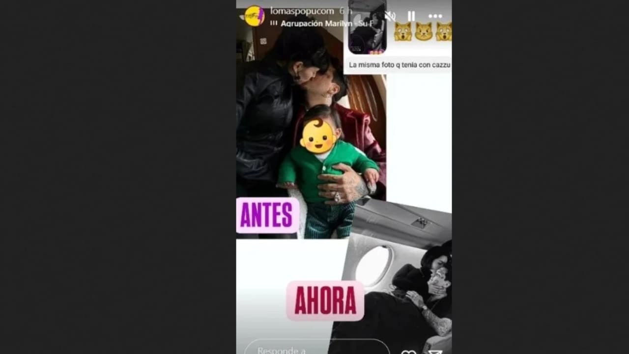 Nodal y Ángela Aguilar replican foto del cantante y Cazzu