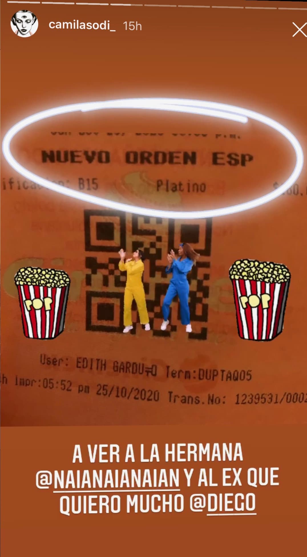 Camila Sodi confirma que sí anduvo con Diego Boneta.