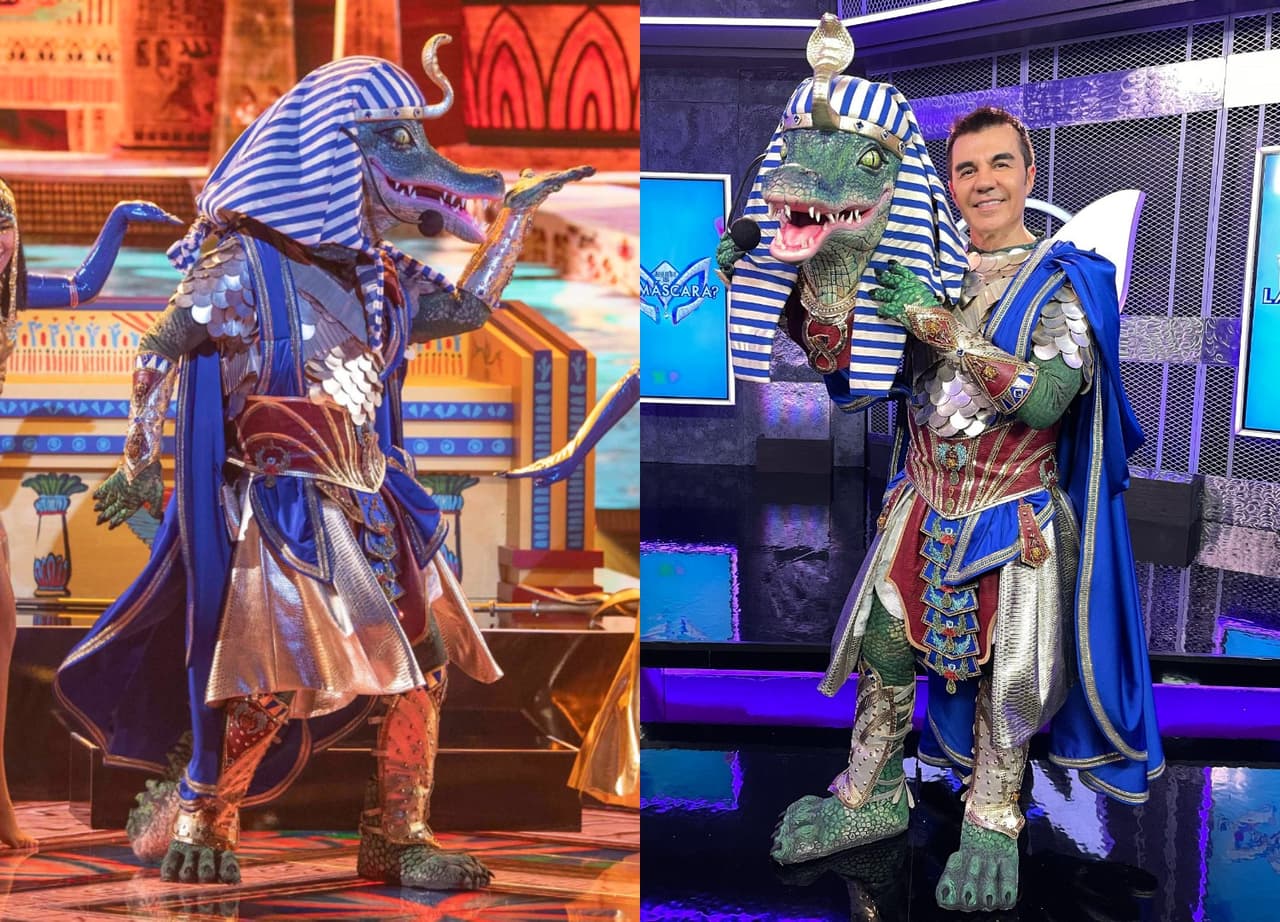 Rey Egipcio escondió al conductor y comediante Adrián Uribe.