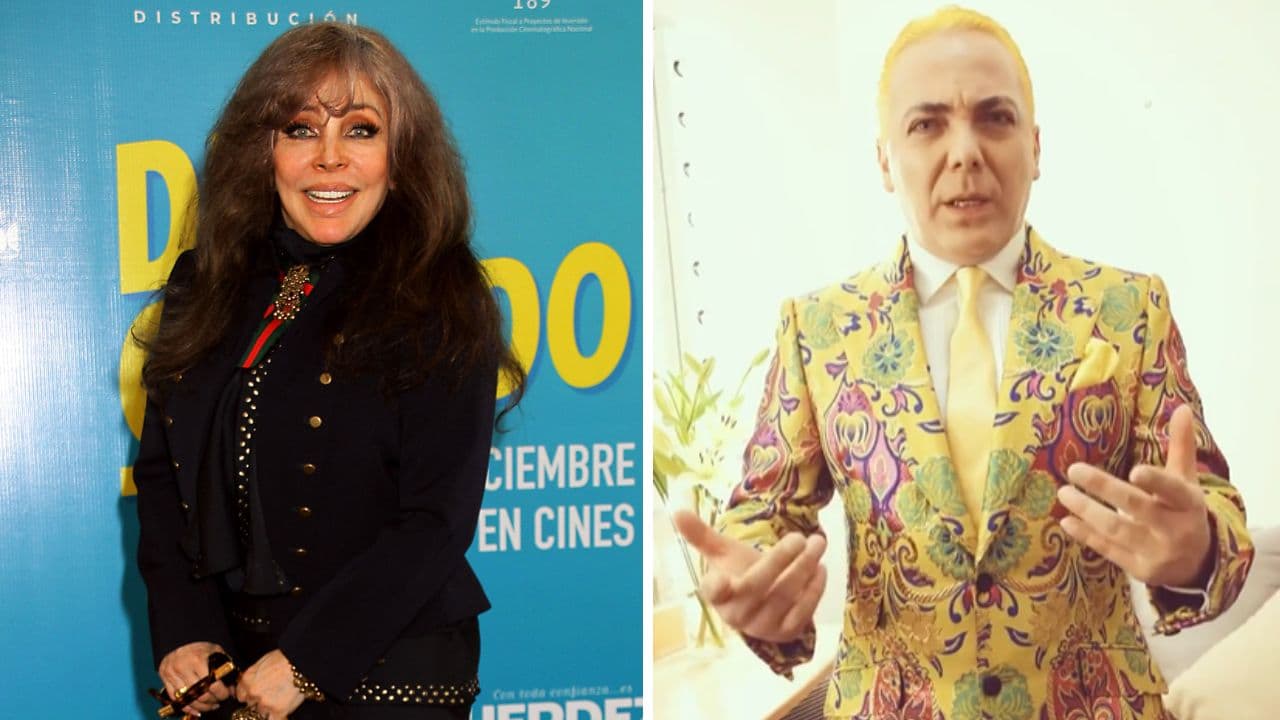Verónica Castro defiende a Cristian de comentarios por look radical