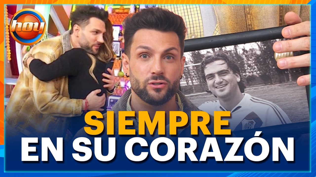 Nicola vive un emotivo momento al incluir por primera vez a su primo en la ofrenda