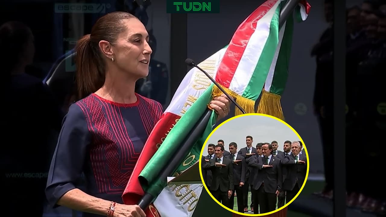 Presidenta Claudia Sheinbaum abandera a la Selección Mexicana previo al Mundial 2026
