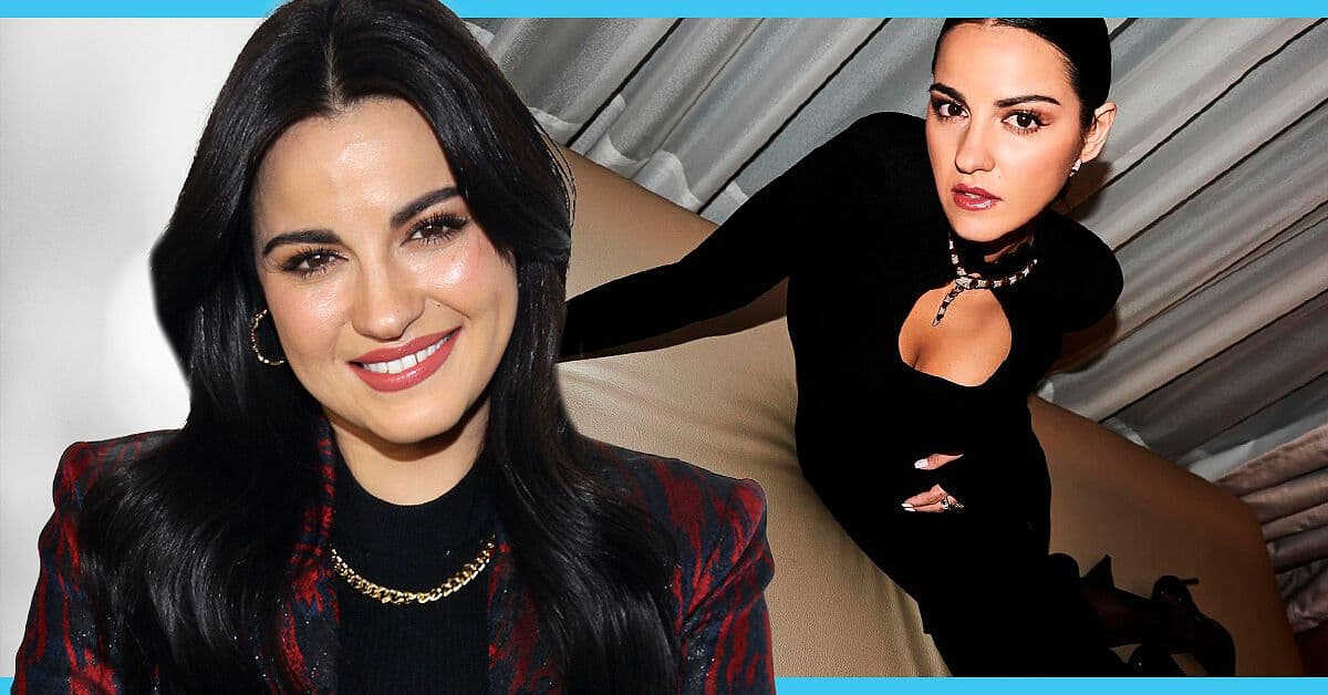 Maite Perroni luce vestido negro ¡y es la futura mamá más trendy!