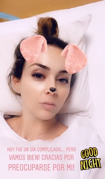 La conductora agradeció a sus seguidores por seguir pendientes de su recuperación.