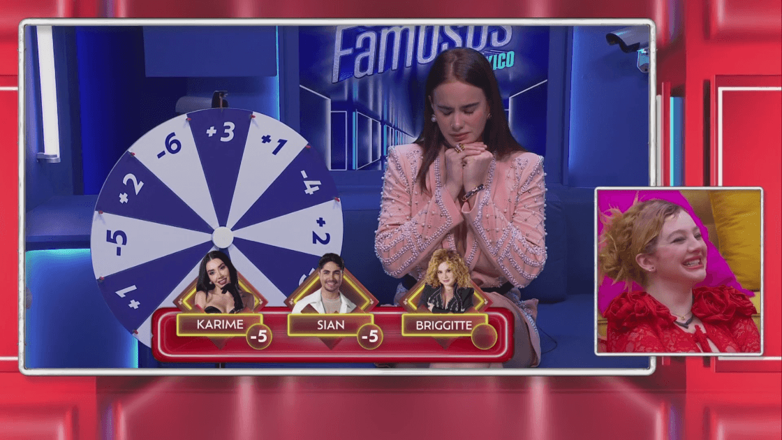 Briggitte reacciona a la nominación de Gala con ruleta