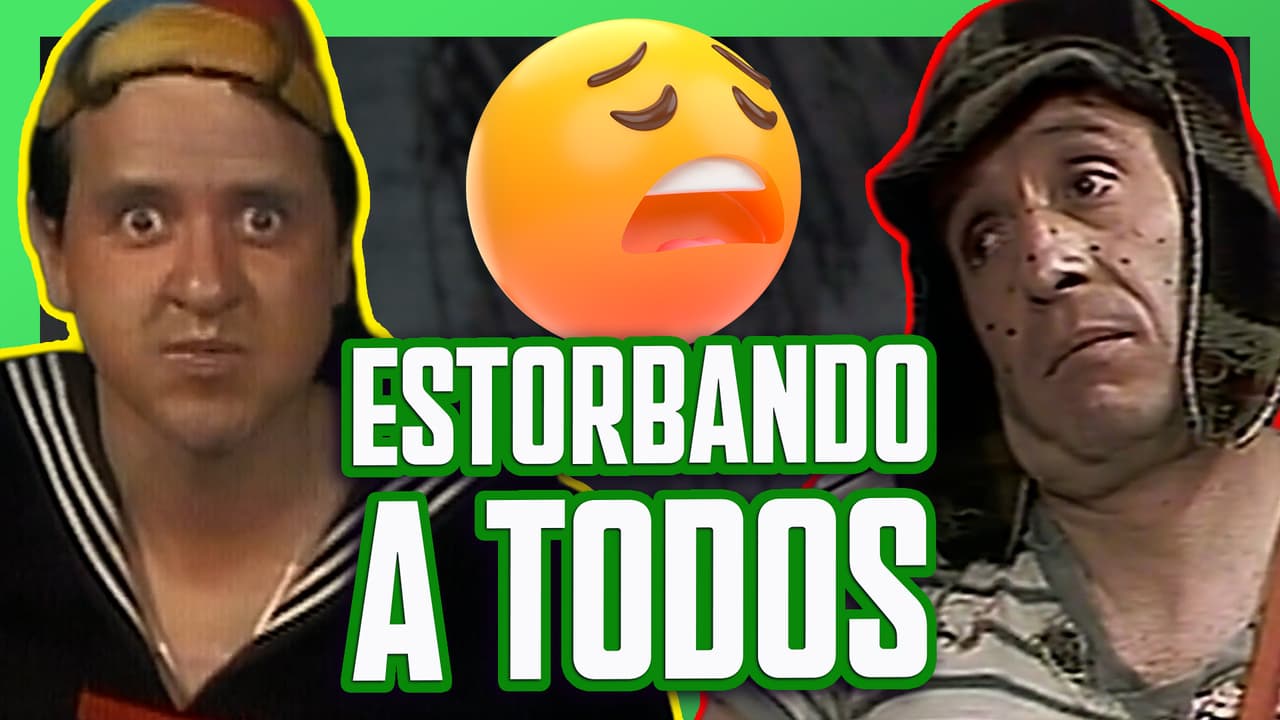 El Chavo construye una casita en el patio