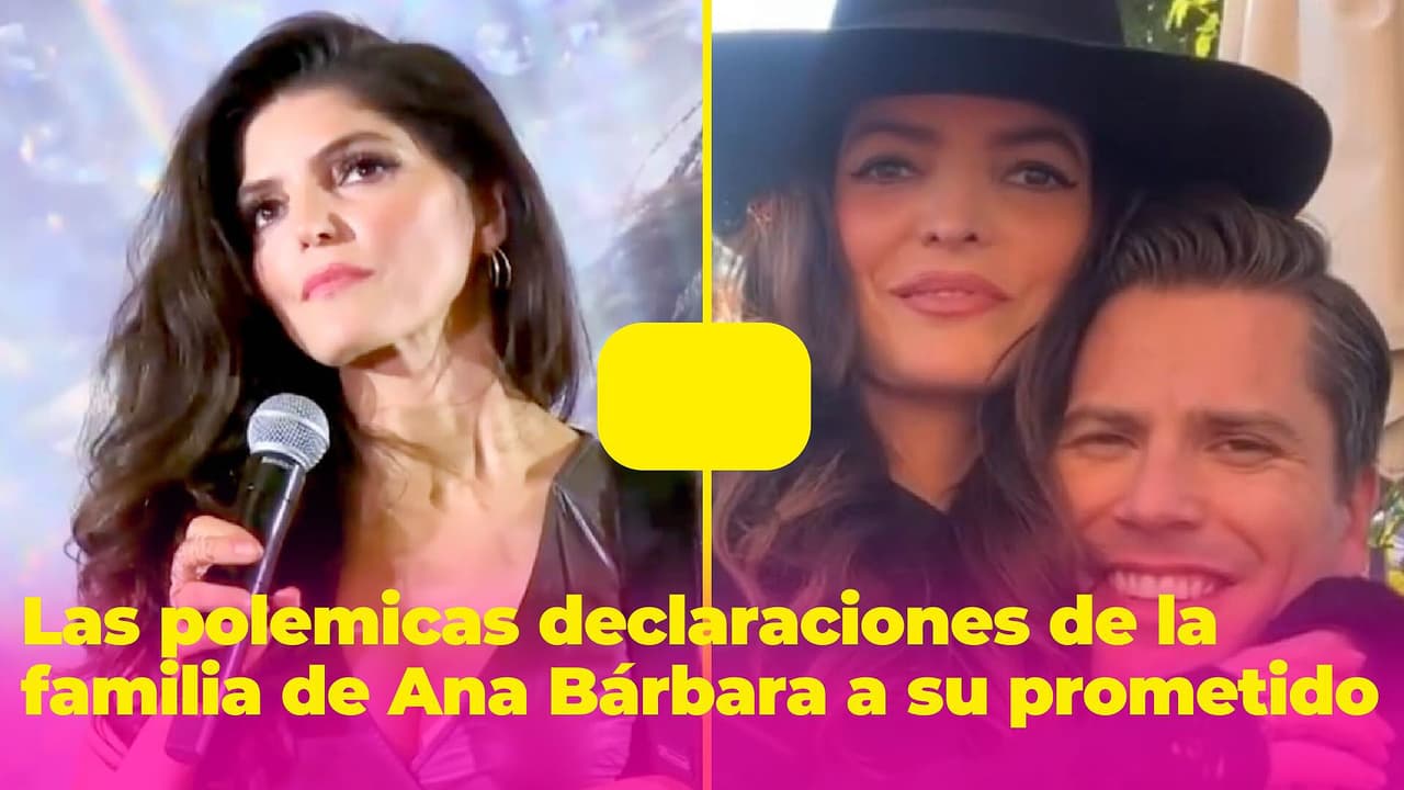 ¿La familia de Ana Bárbara no acepta a su pareja? Las declaraciones de José Emilio y el padre de la cantante