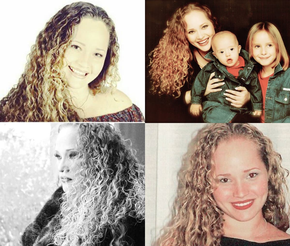 Así lucía antes Erika Alcocer.