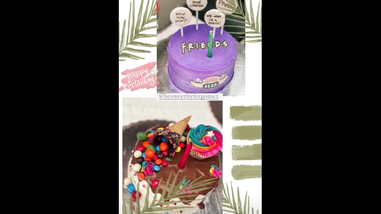 Pero el actor no fue el único que presumió la celebración, Irina Baeva compartió en su cuenta de Instagram fotografías similares tanto de la decoración como de los pasteles.