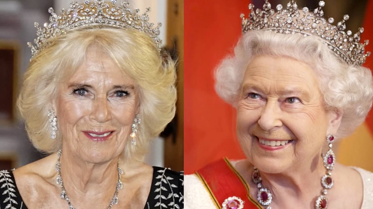 Camila Parker y Reina Isabel II