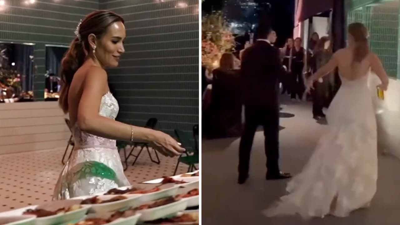 Pareja crea set de la taquería en la que se conocieron para su boda: así luce 