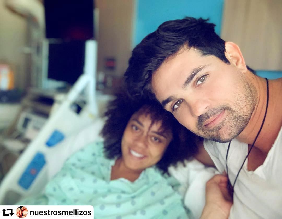 El 16 de abril, la pareja anunció en sus redes que tuvieron que hacer una escala técnica en el hospital en la recta final de su embarazo.