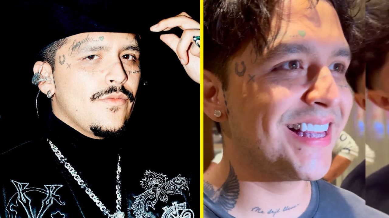 Nodal aparece con lujosa dentadura de diamantes y zafiros: esto es lo que costaría