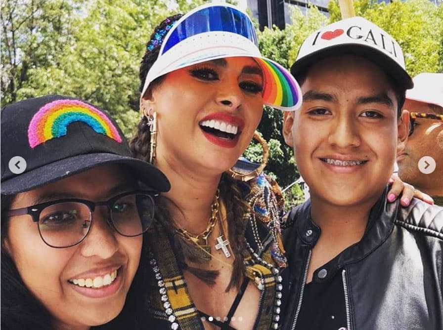 Galilea disfrutó de este evento al máximo y convivió con sus seguidores.