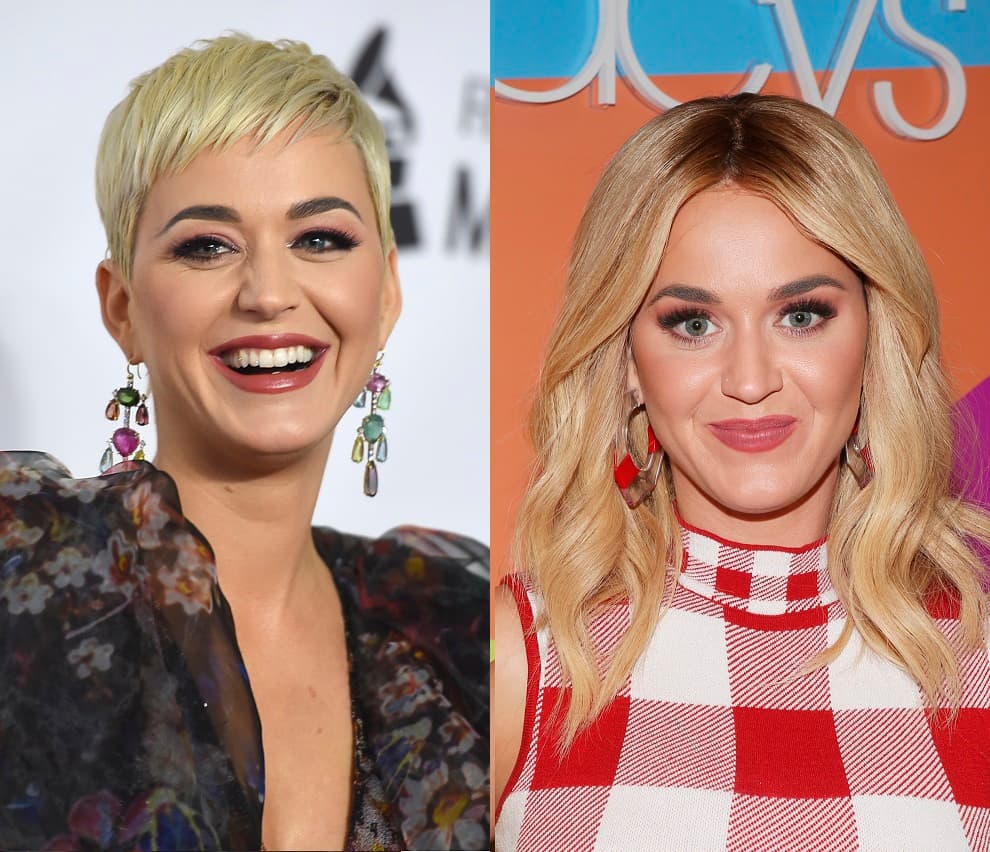 Después de más de un año con un pixie rubio y corto, la cantante Katy Perry dejó crecer su cabello y volvió a una melena a los hombros.